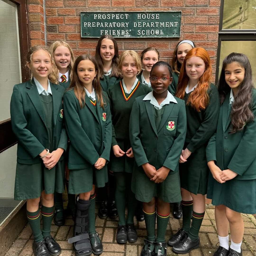 Female students posing for a photo